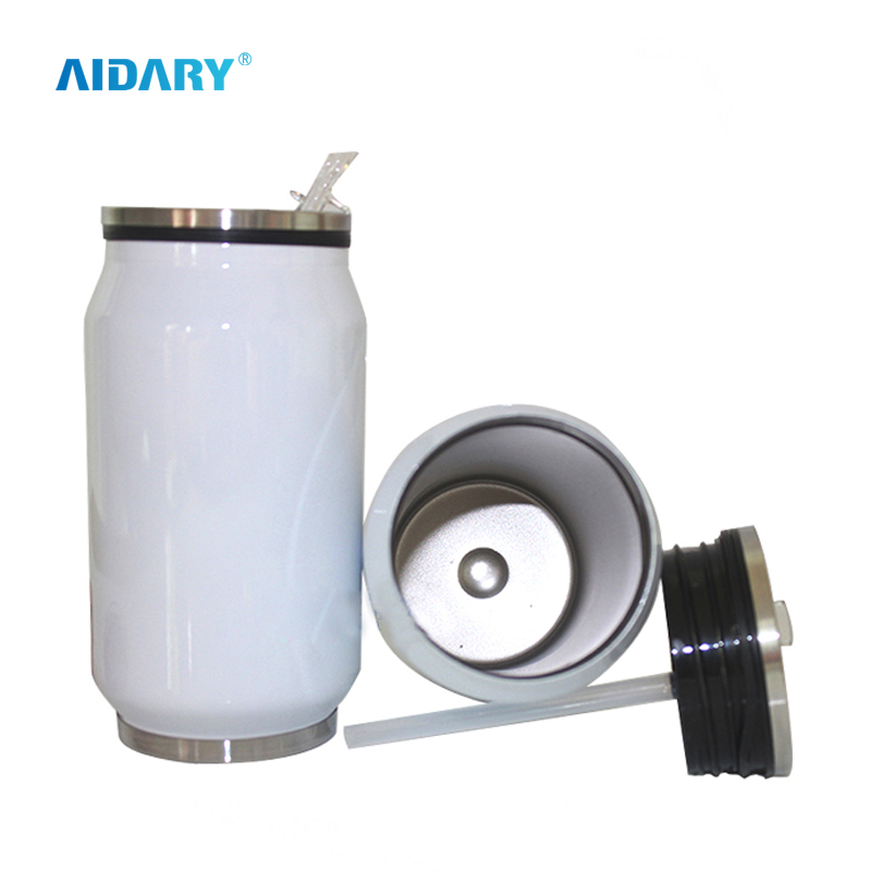 AIDARY 304 不锈钢升华可乐罐 350 毫升和 500 毫升可用