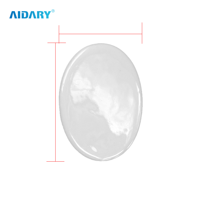 AIDARY 6 英寸升华空白瓷器装饰品 - 椭圆形