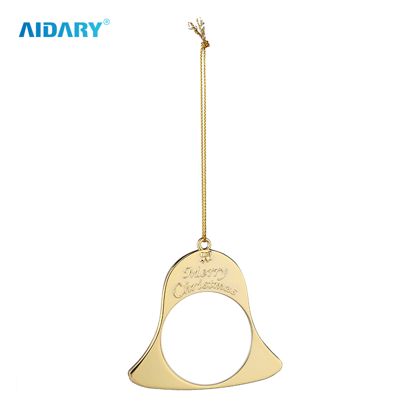 AIDARY 圣诞金属铃铛，用于热升华印刷