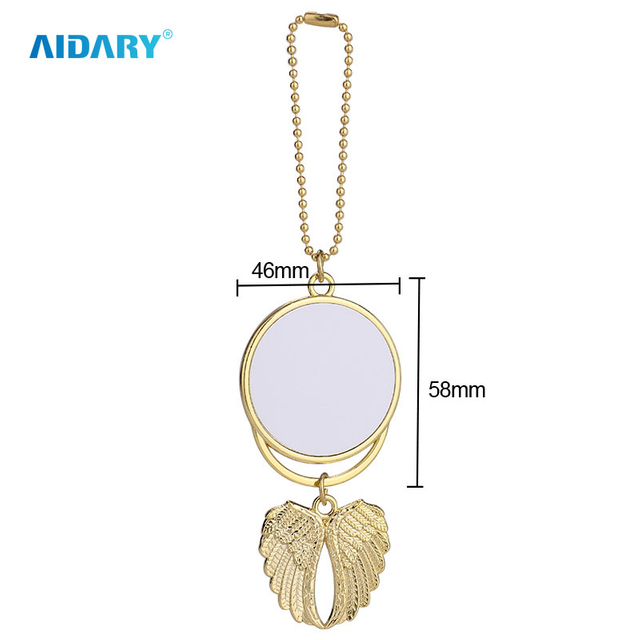 AIDARY升华转印天使之翼车饰 