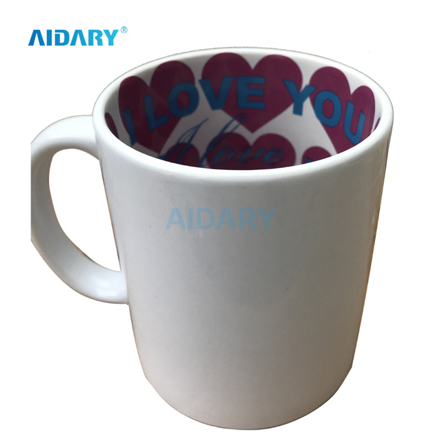 AIDARY 3A 级 11 盎司内层标志升华空白马克杯
