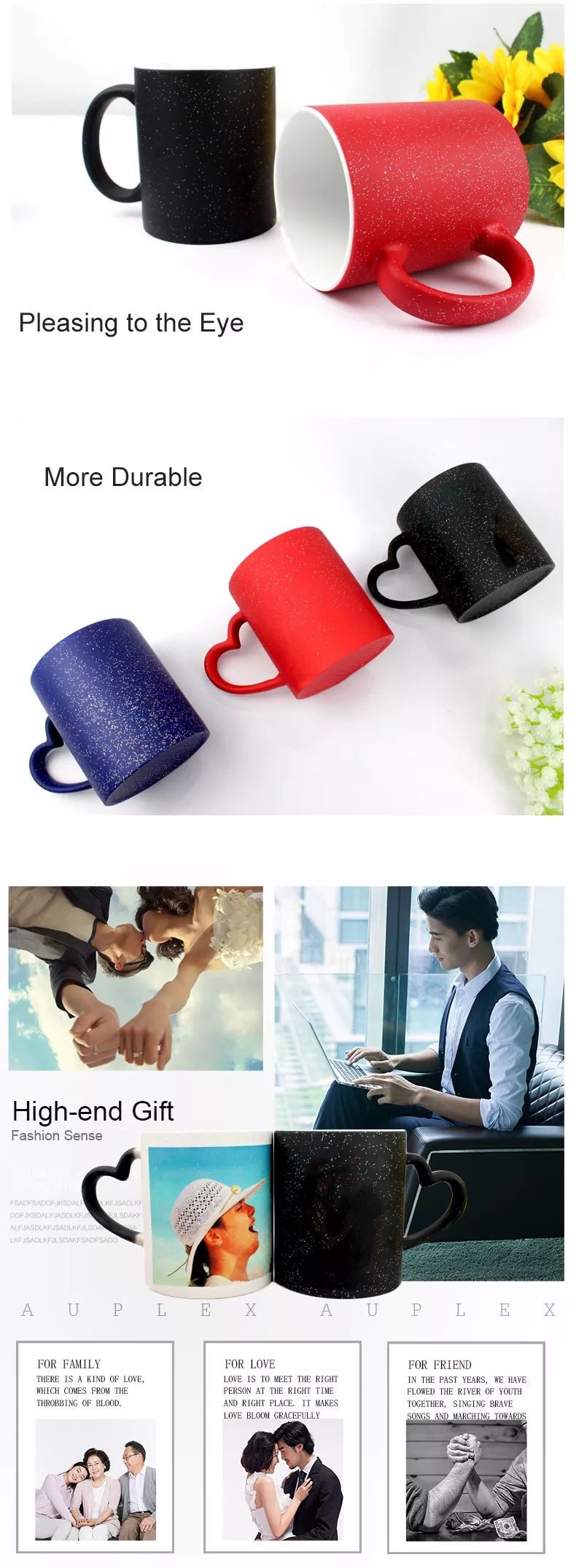 心形手柄闪光变色马克杯 (13)