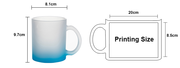 11oz 玻璃杯尺寸