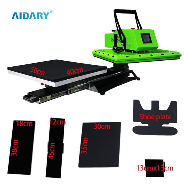 6 合 1 高压抽屉设计与拉出设计热转印机