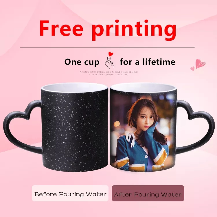 心形手柄闪光变色马克杯 (35)