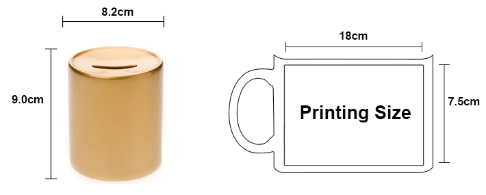 金色储蓄箱尺寸