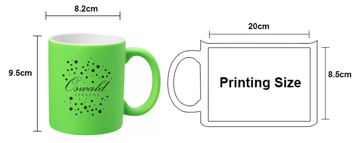 11oz 荧光杯尺寸