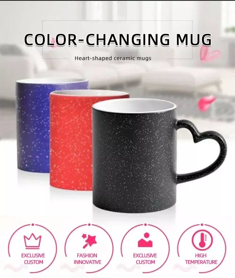 心形手柄闪光变色马克杯 (1)
