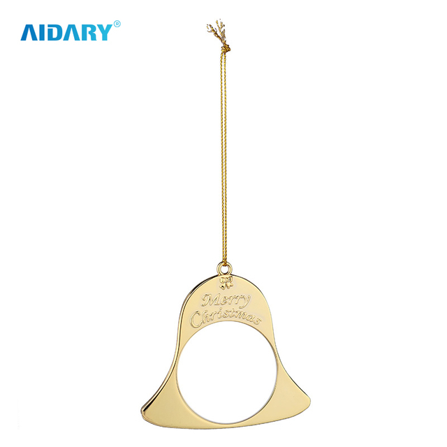 AIDARY 圣诞金属铃铛，用于热升华印刷