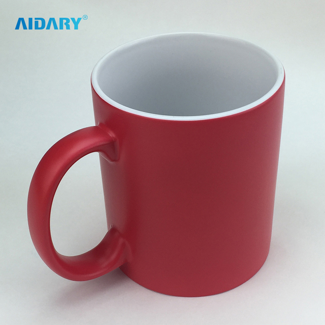 AIDARY 亚光面整杯变色升华陶瓷杯